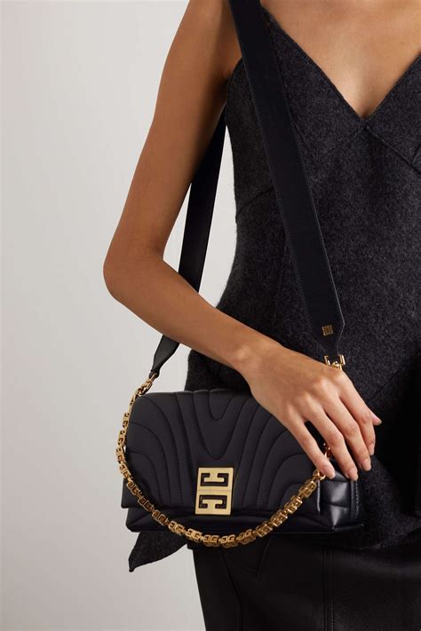 givenchy gv mini quilted leather shoulder bag|Small 4G Soft bag in quilted leather with chain .